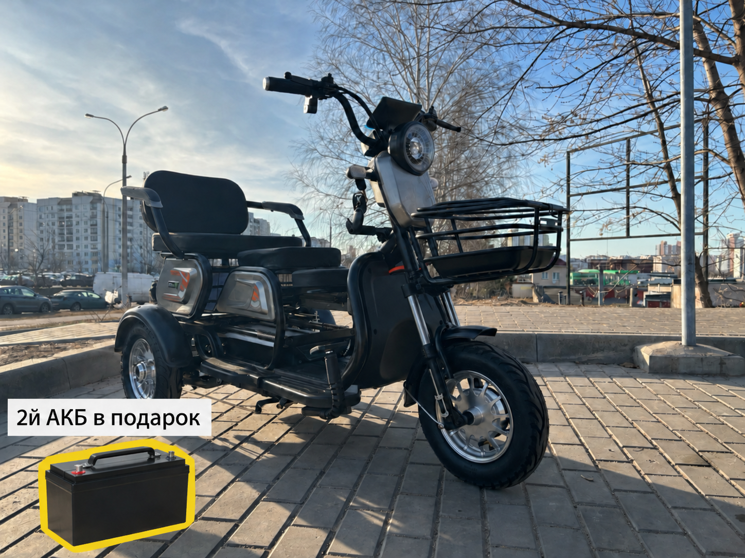 Трицикл Terax с 2 АКБ